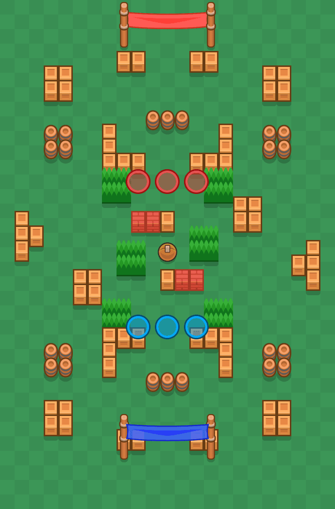 Brawl Ball map